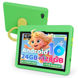 Tablette enfants KOTSREN Android 16 Réf AACLC99658 Vert 10.1 pouces