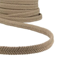 Bobine 15m Galon chevrons Taupe 15mm