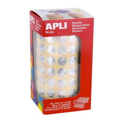 Apli Agipa - Gommettes rouleau Rond Ø 10,5 mm hollographique x 5 192