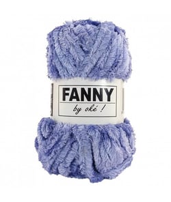 Pelote de fil chenille FANNY - OKE ! Violet (33)