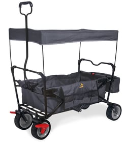 Wagon pliant  Paxi Dlx Comfort avec frein Anthracite