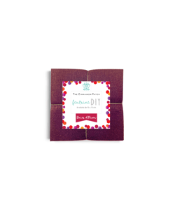 PACK BAIES D'HIVER - 9 COLORIS FEUTRINE 15x15cm EN CAMAIEUX Jaune;Rose;Rouge;Violet taille n°15 x 15 cm