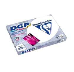Ramette de 250 Feuilles de Papier Couleur A4 200 g Blanc 170 CIE CLAIRALFA