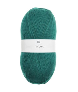 Fil de laine à tricoter Creative Soft Wool Aran - 100GR - Rico Design 36 Algue