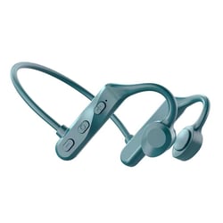 Casque Sport Bluetooth Conduction Sonore Étanche Longue Autonomie Vert YONIS