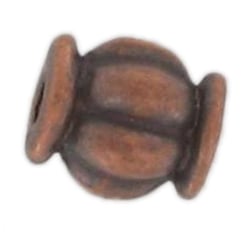 MégaCréa - Perle métal 6 mm Cuivré (lot de 10)