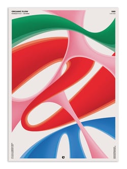 Affiche 50 x 70 cm -  Organic flow - Posterlad