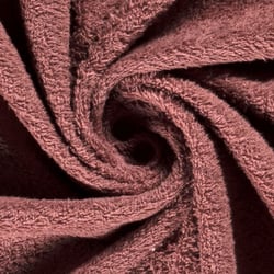 Tissu Eponge légère 340 g/m² uni Vieux rose