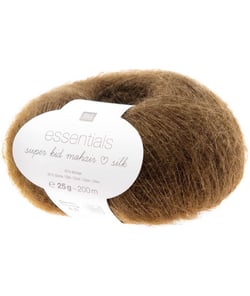 Fil à tricoter Essentials Super Kid Mohair Loves Silk 25 gr - Rico Design 49 Vert Olive