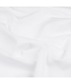 Tissu uni 100 % coton de 150 cm de largeur UNI BLANC vendu par 50 cm