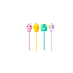 Stylo Gel Tête Animaux Kawaii Squishy 3D