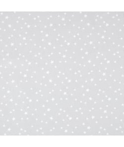Tissu coton étoilé de 150 cm de largeur Gris vendu par 50 cm
