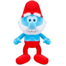 Peluche grand schtroumpf 23 cm - doudou licence : collection schtroumpf