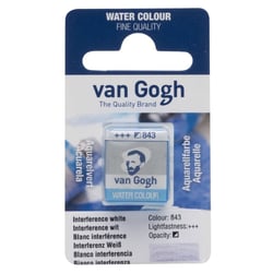 Peinture aquarelle van Gogh godet Blanc Interférence 843