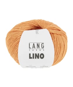 Pelote de lin à tricoter Lino - Lang Yarns 159 Orange