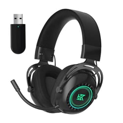 Casque Audio Gaming Sans Fil RGB Ergonomique Autonomie 68h Bluetooth 5.0 YONIS