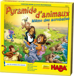 Pyramide d’animaux – Mémo des acrobates - Haba