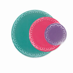 Matrices de découpe - Cercles avec bords cousus - 9 dies Framelits - Sizzix