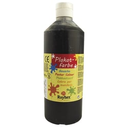 Encre pour affiches, Flacon 500 ml, noir