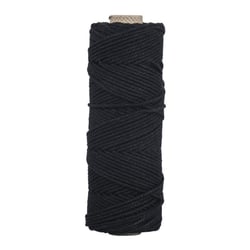 Fil, 2mm ø, noir, ca. 180g, Bobine 70m