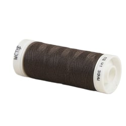 Bobine fil polyester 200m Oeko Tex fabriqué en Europe brun cacao