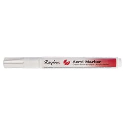 Crayon - feutre acrylique, blanc, Pointe ronde 2 - 4mm, avec soupape