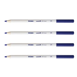 Crayon de couleur PRIMO - Laqué - Mine 3,8 mm - Bleu Outremer - Lot de 4