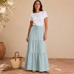 Kit Couture Craftine Jupe Inaya Lin céladon