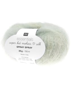 Essentials Super Kid Mohair Loves Silk Spray Spray- 25gr - de Rico Design : Légèreté et élégance dans chaque maille 03 Fresh