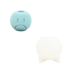 Moule en silicone 9,5 cm x 7,5 cm - bougeoir triste