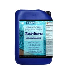 ResinStone Résine méthacrylique mono composant pour sols imprimés - 5 KG