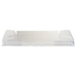 Corbeille à courrier Ecotray Office - Cristal - x 10 - Exacompta