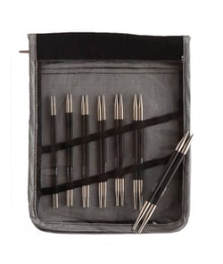 Set Deluxe aiguilles interchangeables Karbonz - Knitpro Noir