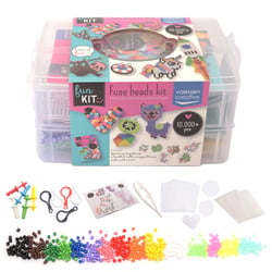 Kit perles à repasser - 10 000 perles - avec plaques et pinces -Vaessen Creative