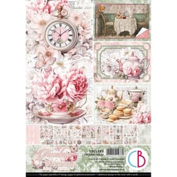 9 papiers scrapbooking 21 x 29.7 cm Ciao Bella TIMELESS MOMENTS