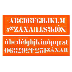 Trace-lettre - MINERVA - Trace Lettres DUO n°22 - Orange Transparent