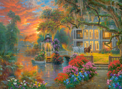 Puzzle 2000 pièces - Soirée Charmante - Castorland