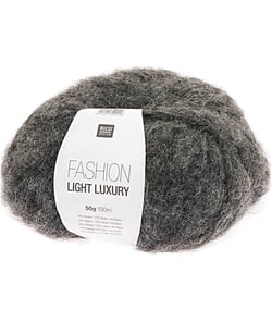 Pelote d'alpaga et laine Fashion Light Luxury - Rico Design 06 Gris