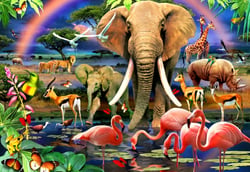 Puzzle 1000 pièces - African Savannah - Bluebird Puzzle