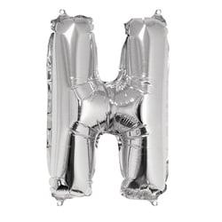Ballon Lettre H, 40cm, 1pce. , argent