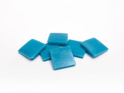 Carreaux mosaïque Cyan Pixel art - Classique - Lot de 30