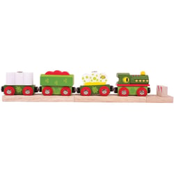 Train en bois Dinosaure - Bigjigs Toys