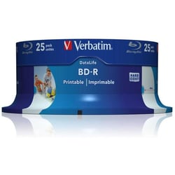 Disque Blu-ray inscriptible Verbatim BD-R 25 Go 6x - Pack de 25