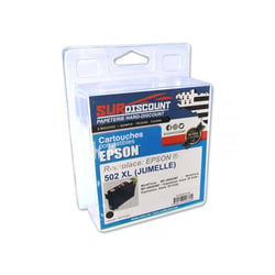 EPSON 502 XL cartouche noir compatible modèle jumelle SURDISCOUNT