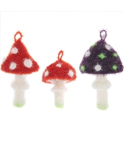 Kit crochet CREATIVE BUBBLE - Shrooom : Des Éponges Champignons pour une Cuisine Pleine de Fantaisie ! - Rico Design Multicolore