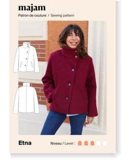Patron Manteau - Etna,Format: Pochette du 34 au 48