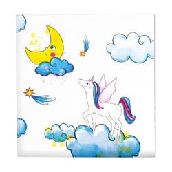Serviette - lot de 20 - licornes