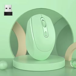 Souris Sans Fil 1600 DPI 4 Boutons Ergonomique Bleue 10m 3000FPS Vert YONIS