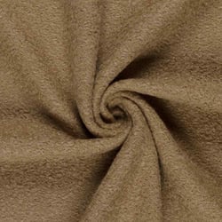 Tissu  Bouclette Astrid Uni Brun