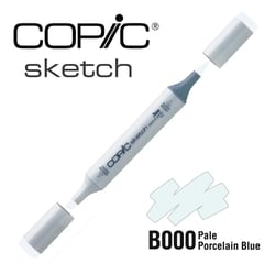 Copic - Marqueur à l'alcool Copic Sketch B000 Pale Porcelain Blue